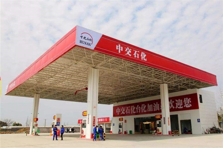 枣庄加油站钢结构网架案例6